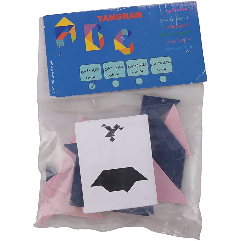 بازی فکری تانگرام 14 تکه 2 نفره سلفونی شایان تویز کد 60