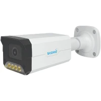 دوربین مداربسته تحت شبکه اسکوو 8 مگاپیکسل SC-IP-Ai610 Warmlight