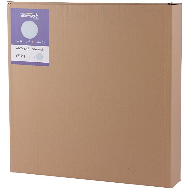 پنل تمام نور روکار گرد 70 وات پارس سهیل 2361