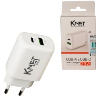 شارژر دیواری 25 وات کی نت K-F22 3A
