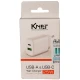 شارژر دیواری 25 وات کی نت K-F22 3A