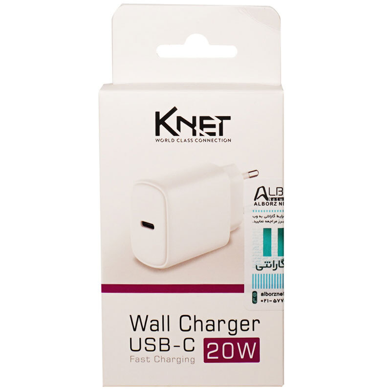 شارژر دیواری 20 وات کی نت K-F20 3A