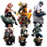 اکشن فیگور طرح Naruto نشسته کد 1376/13 بسته 6 عددی