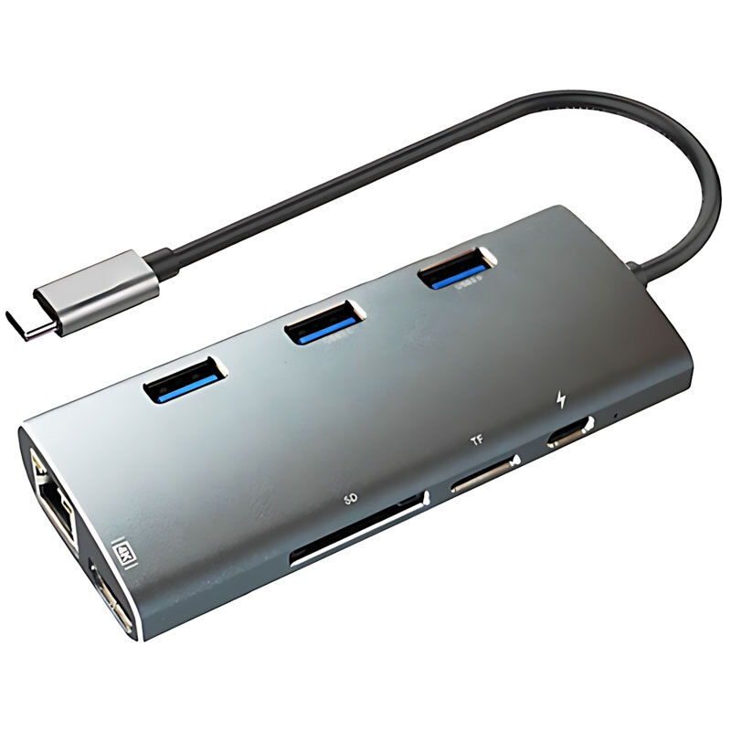 هاب 8 پورت Type-C کی نت K-S8