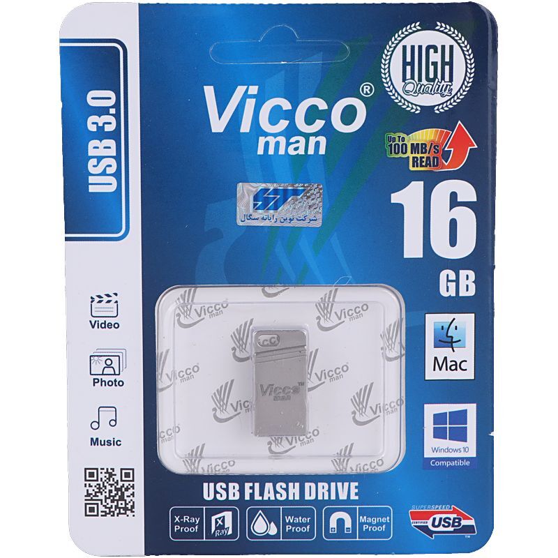فلش 16 گیگ ویکومن Vicco Man VC345 USB3.0