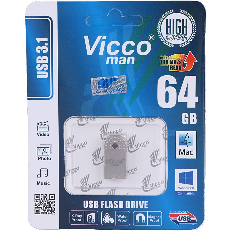 فلش 64 گیگ ویکومن Vicco Man VC346 USB3.1