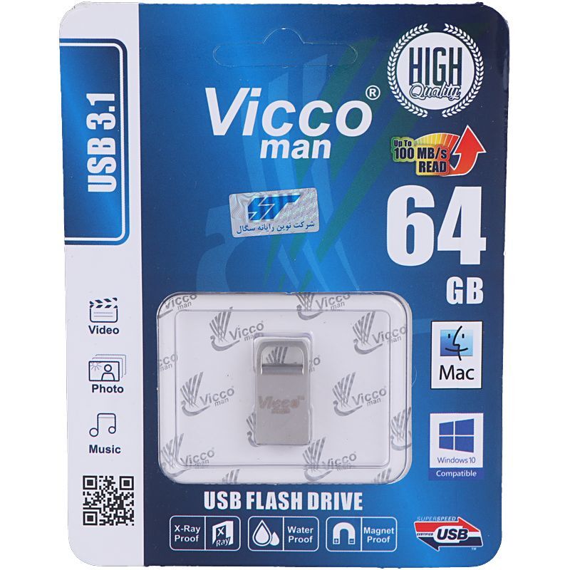 فلش 64 گیگ ویکومن Vicco Man VC374 USB3.1