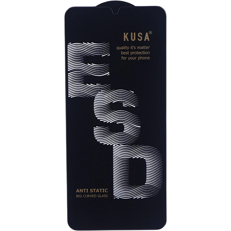 گلس آنتی استاتیک Kusa Big Curved شیائومی Redmi A4 / 14C / 14R / Poco C75