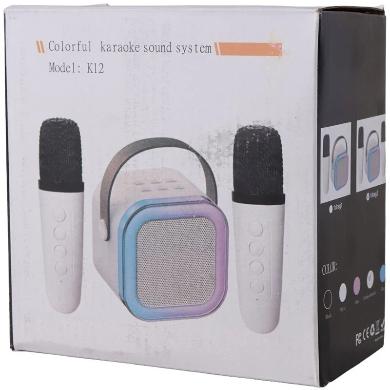 اسپیکر بلوتوثی K12 + میکروفون کد 2