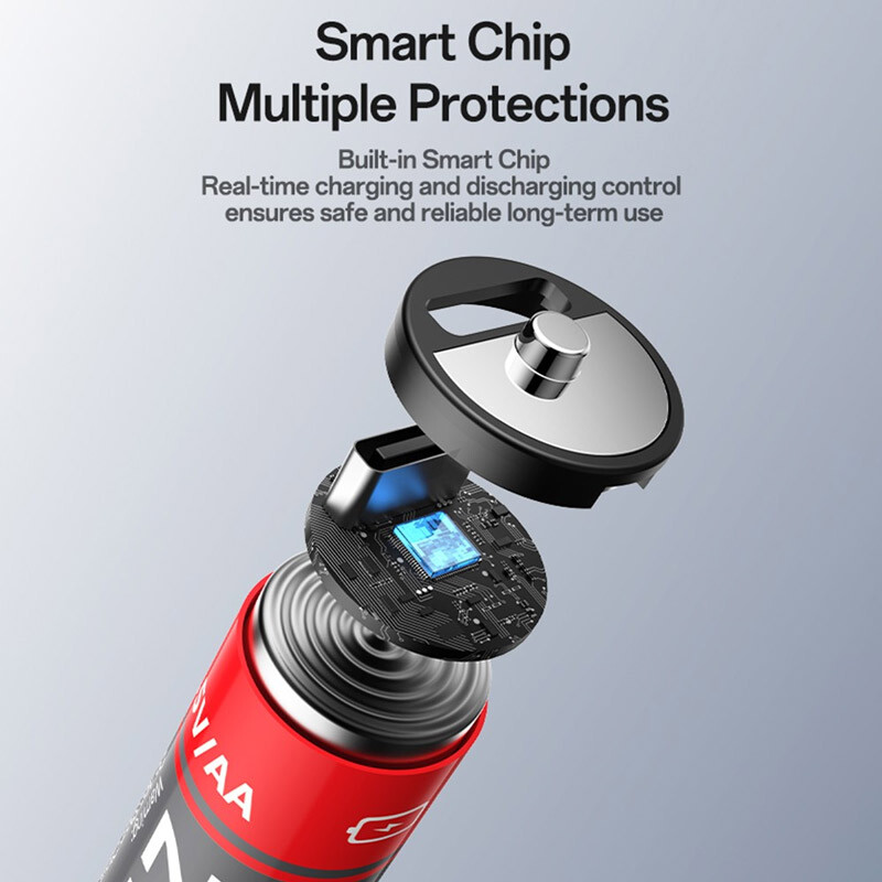 باتری چهارتایی قلمی شارژی Yesido YP88 AA 1430mAh