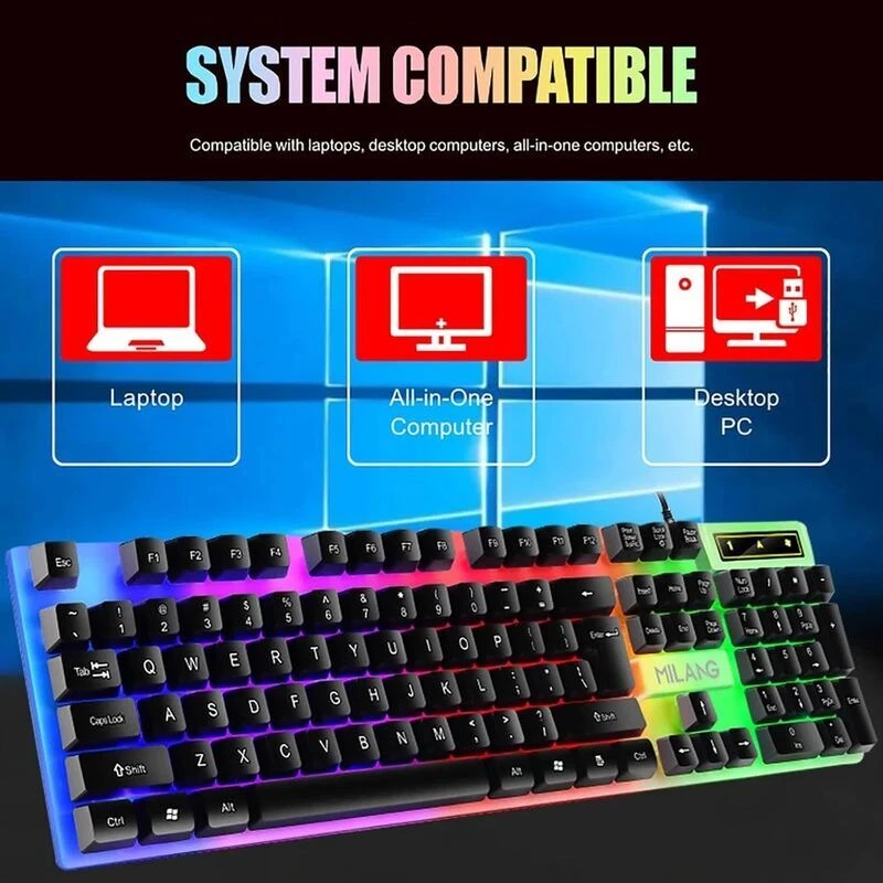 کیبورد گیمینگ میلانگ K6