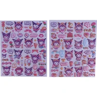 برچسب عروسکی طرح برجسته کرومی DIY 12 CCA-002