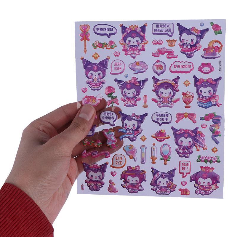 برچسب عروسکی طرح برجسته کرومی DIY 12 CCA-002