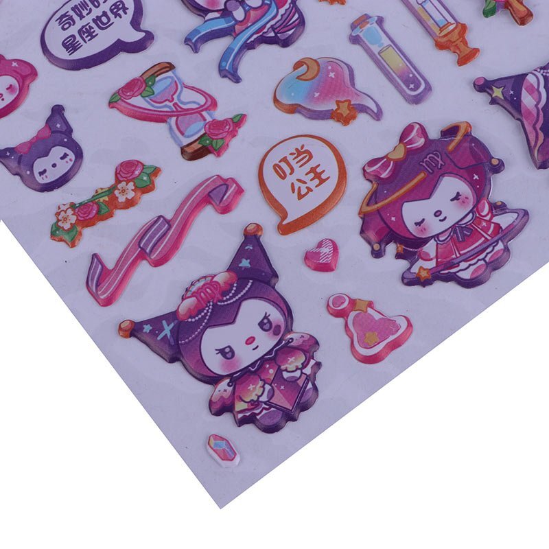 برچسب عروسکی طرح برجسته کرومی DIY 12 CCA-002