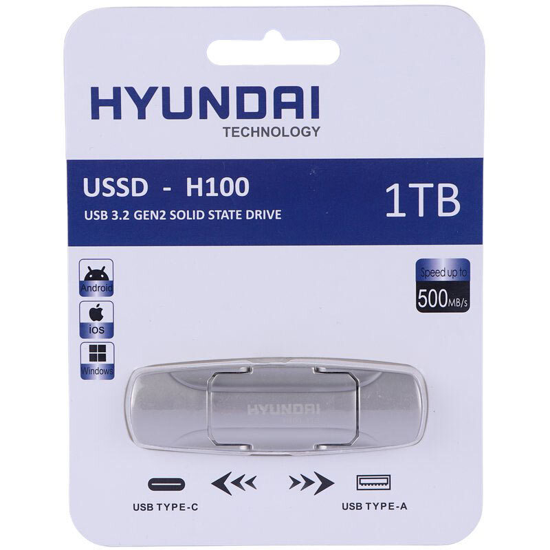 حافظه اکسترنال SSD هیوندای Hyundai H100 1TB