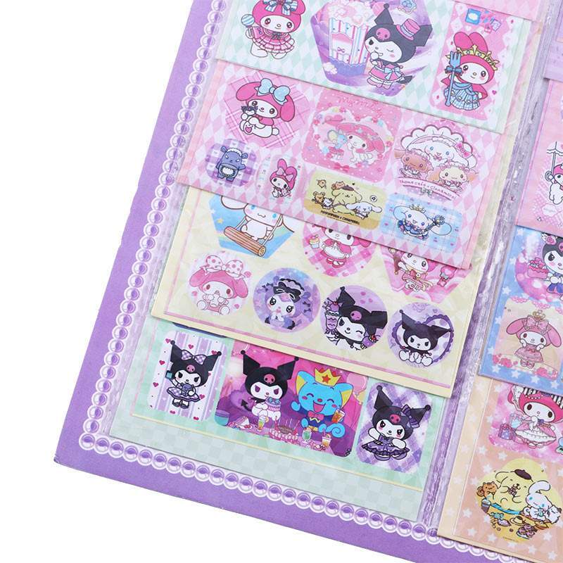 برچسب عروسکی طرح کرومی و دوستان JJ-NA1 بسته 20 عددی