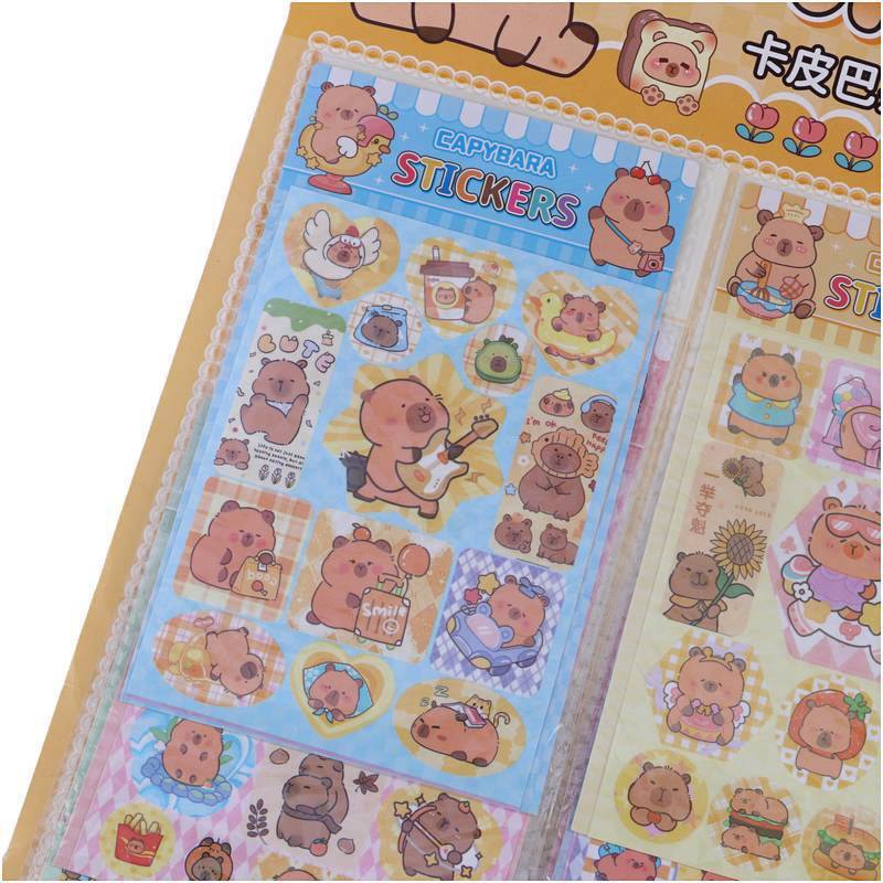 برچسب عروسکی طرح کاپی بارا JJ-NA1 بسته 20 عددی