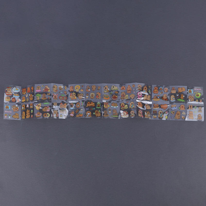 برچسب عروسکی شفاف طرح کاپی بارا CYK-801 بسته 96 عددی