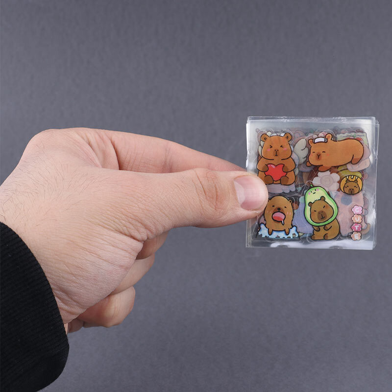 برچسب عروسکی شفاف طرح کاپی بارا CYK-801 بسته 96 عددی