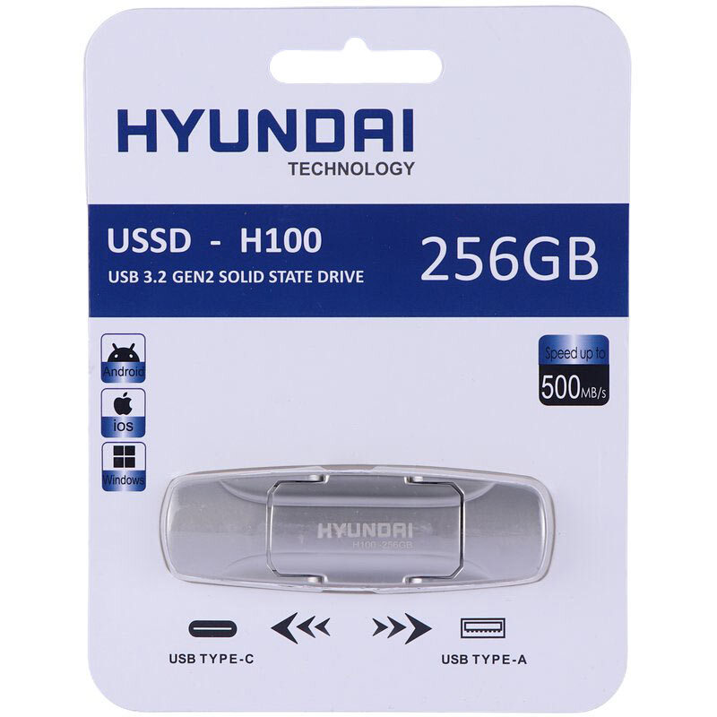 حافظه اکسترنال SSD هیوندای Hyundai H100 256GB