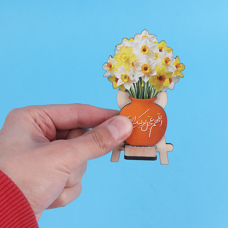 استند رومیزی رویال طرح بوم گلدان کد 1020065