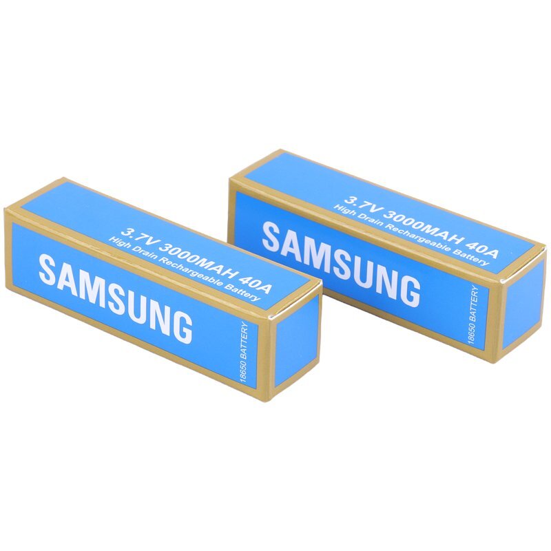 باتری لیتیومی شارژی Samsung 18650 3000mAh بسته 2 عددی