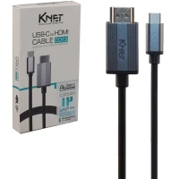 کابل تبدیل Type-C به HDMI کی نت K-CO13 طول 2 متر