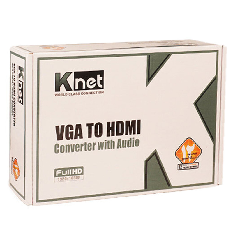 تبدیل VGA / Audio به HDMI کی نت K-CO71