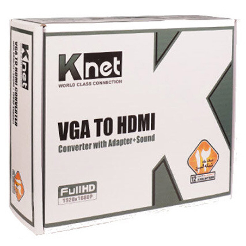 تبدیل VGA به HDMI کی نت K-CO70