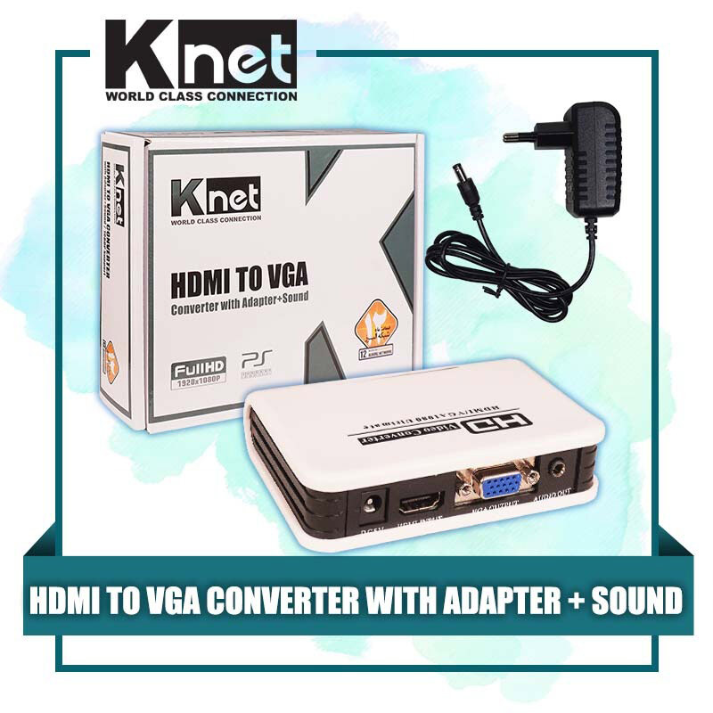 تبدیل HDMI به VGA کی نت K-CO73