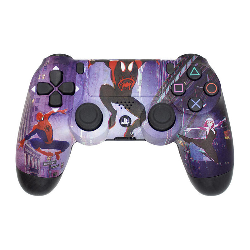 دسته بازی بی سیم SONY PlayStation 4 DualShock 4 High Copy طرح Spider Man کد 15