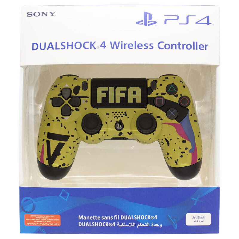 دسته بازی بی سیم SONY PlayStation 4 DualShock 4 High Copy طرح FIFA کد 5