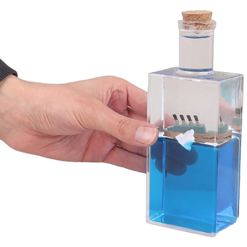 کشتی معلق دکوراتیو طرح بطری کد 2