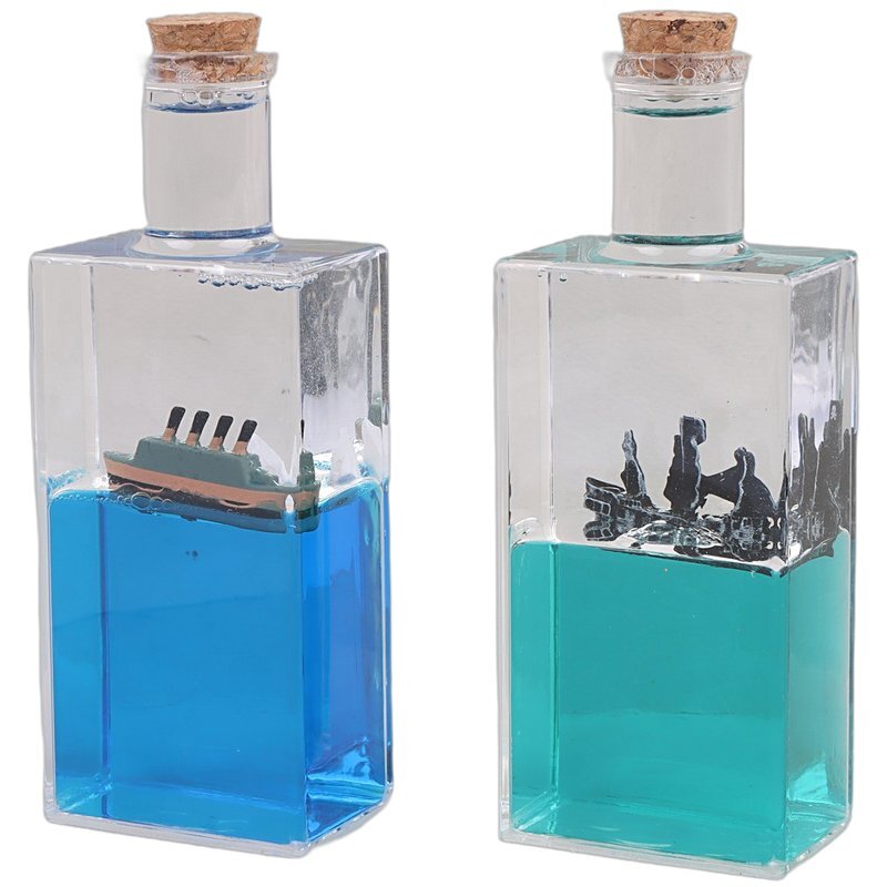 کشتی معلق دکوراتیو طرح بطری کد 2