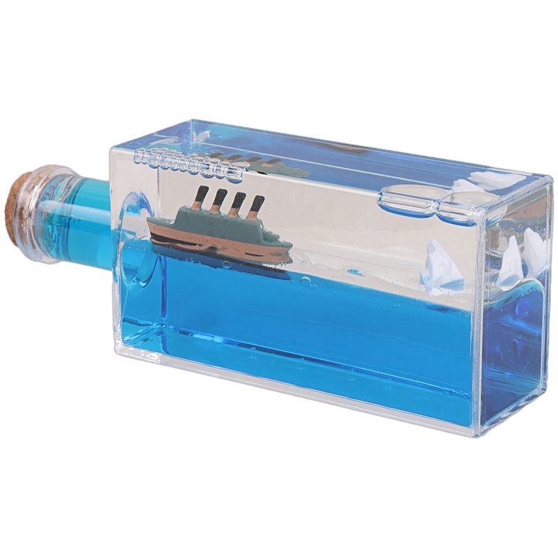 کشتی معلق دکوراتیو طرح بطری کد 2