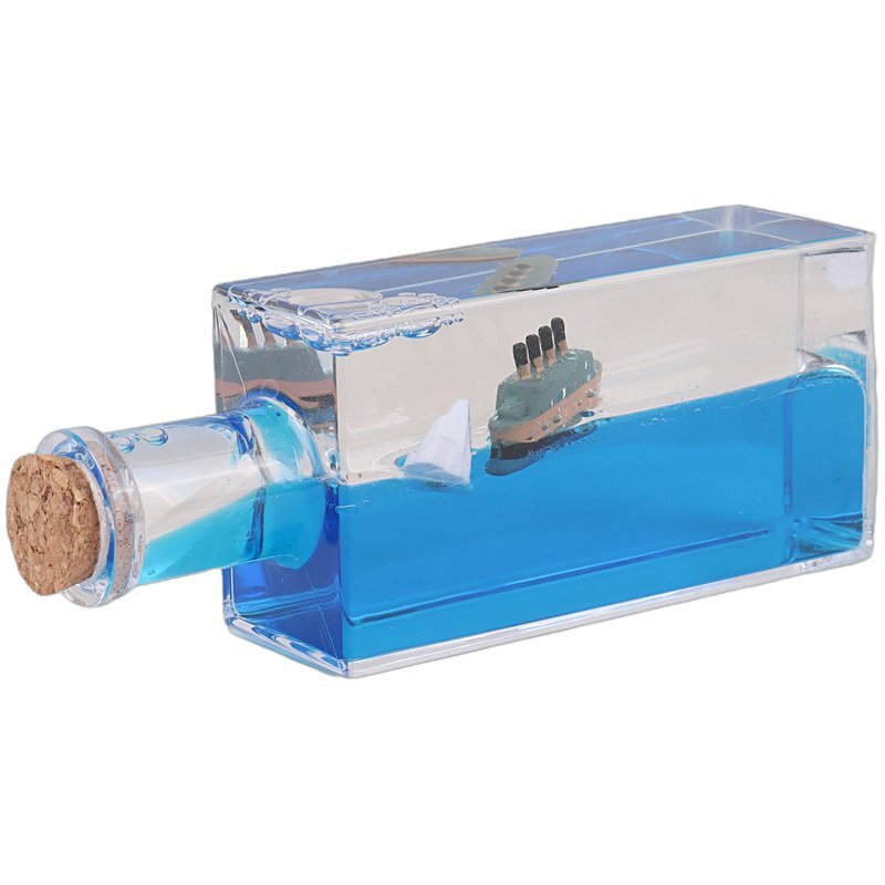 کشتی معلق دکوراتیو طرح بطری کد 2