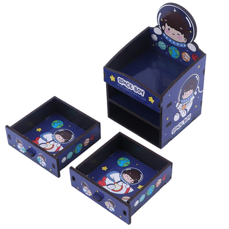 مینی فایل کشویی چوبی پارسام طرح فضانورد