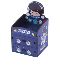 مینی فایل کشویی چوبی پارسام طرح فضانورد