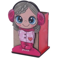 جاقلمی پارسام طرح دختر لباس صورتی