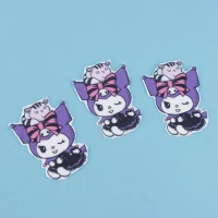 برچسب کارتونی پارچه ای طرح کرومی بسته 6 عددی