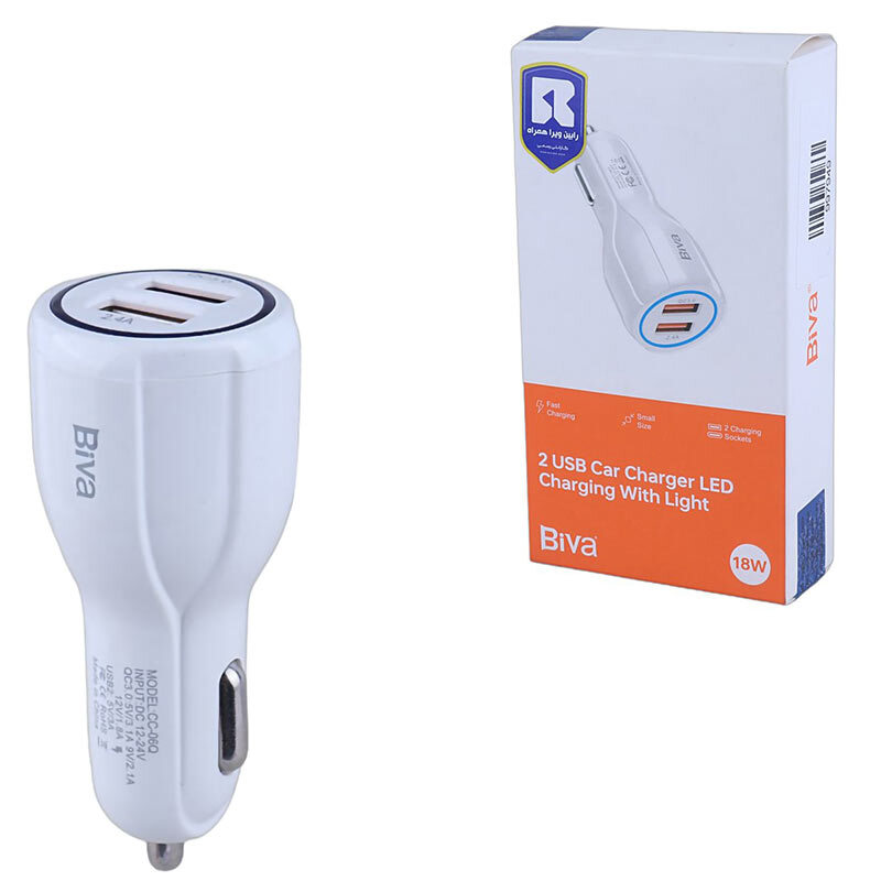 شارژر فندکی 21.5 وات وات بیوا CC-06Q