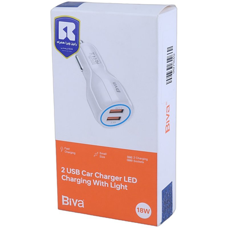 شارژر فندکی 21.5 وات وات بیوا CC-06Q