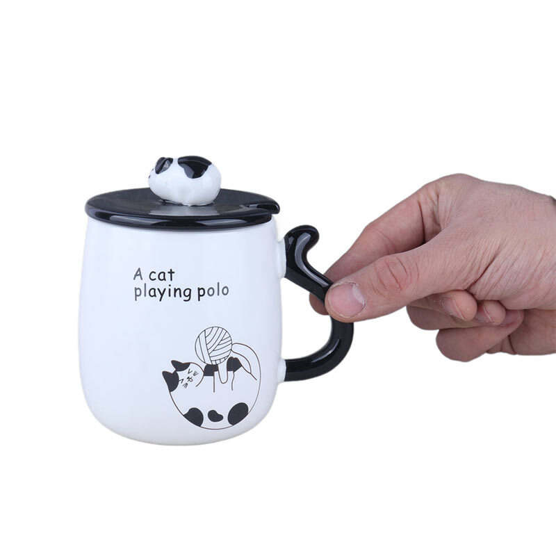 ماگ سرامیکی گربه درب دار کد 03801030