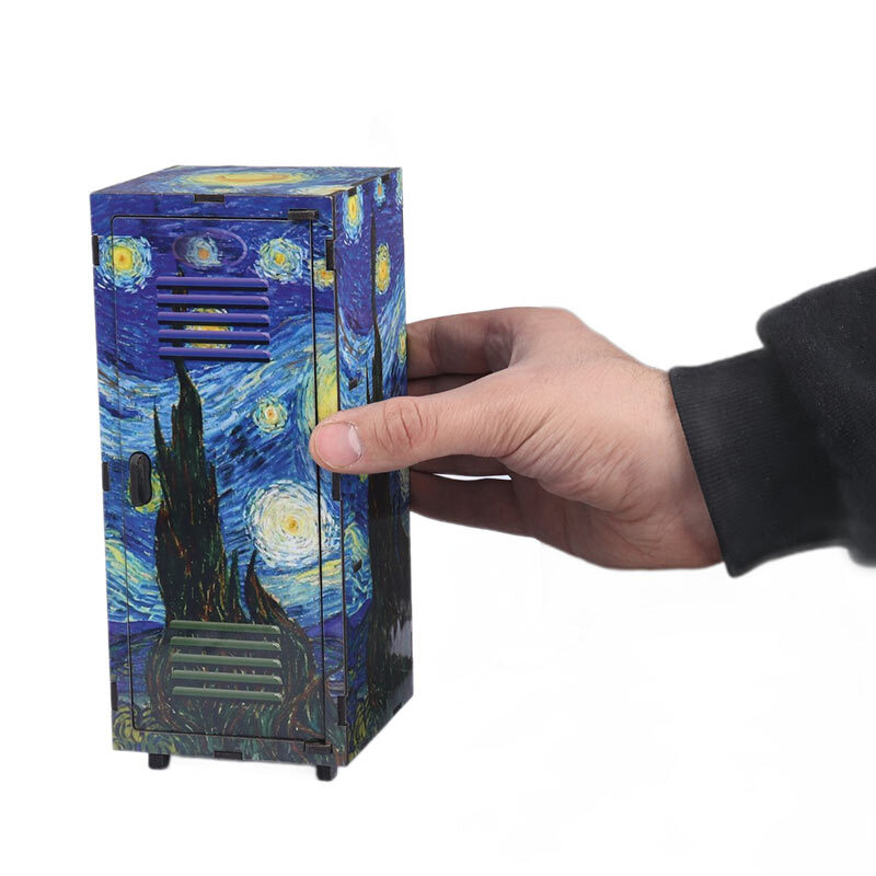 کمد لوازم تحریر چوبی پارسام طرح جنگل