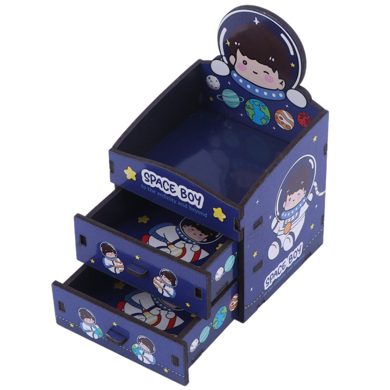 مینی فایل کشویی چوبی پارسام طرح فضانورد