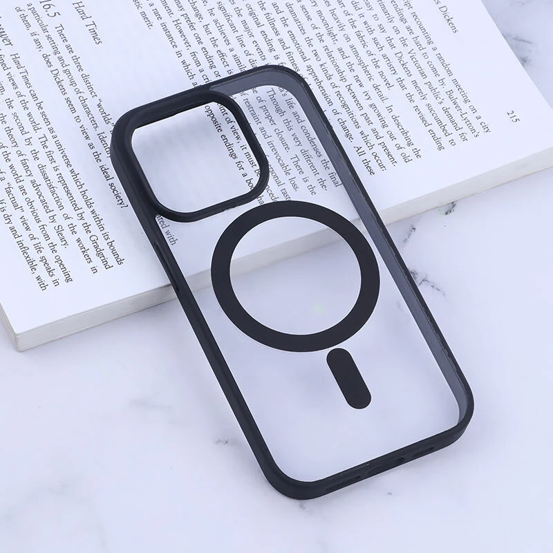 قاب PC مگ سیف آیفون iPhone 15 Pro دور رنگی