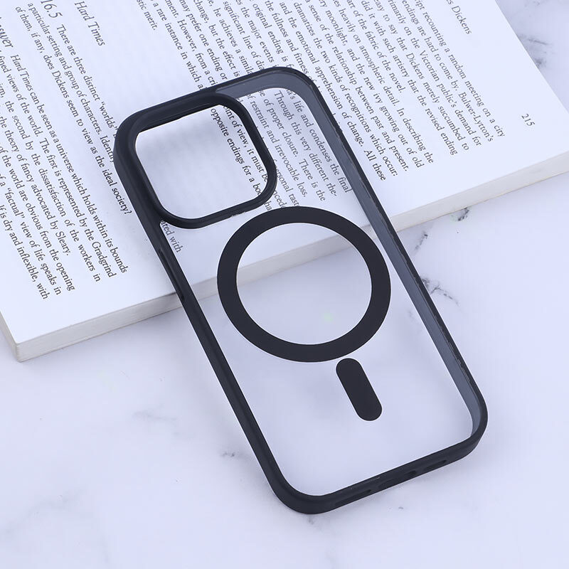 قاب PC مگ سیف آیفون iPhone 15 Pro دور رنگی