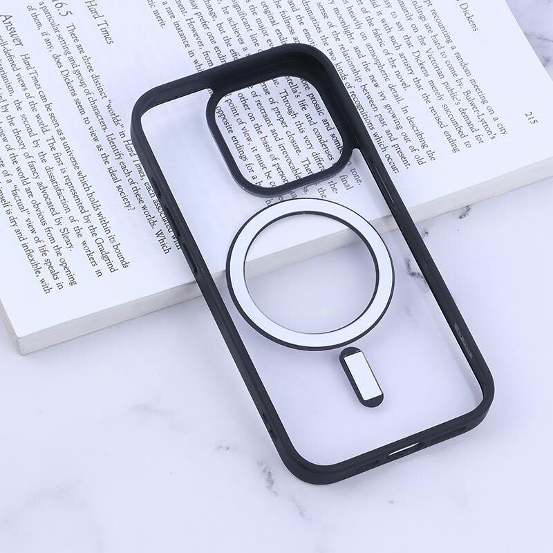 قاب PC مگ سیف آیفون iPhone 15 Pro دور رنگی