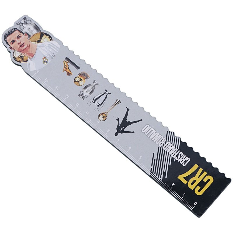 خط کش چوبی طرح فوتبالی پارسام بسته 48 عددی