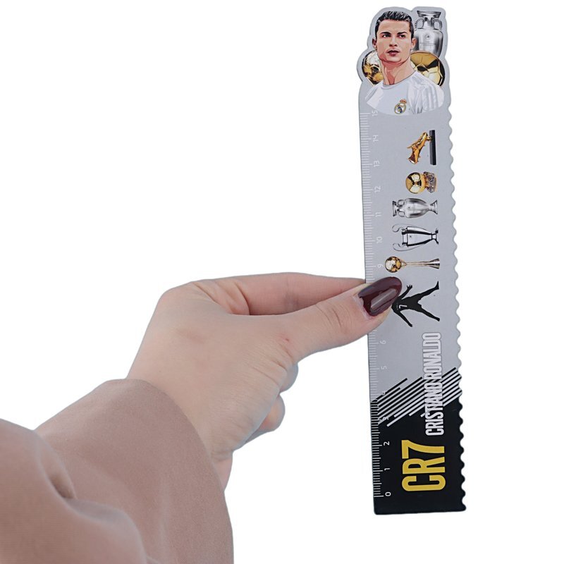 خط کش چوبی طرح فوتبالی پارسام بسته 48 عددی